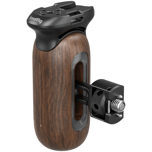 SmallRig Wooden Side Handle with 1/4"-20 & 3/8''-16 ARRI Locating Screws
