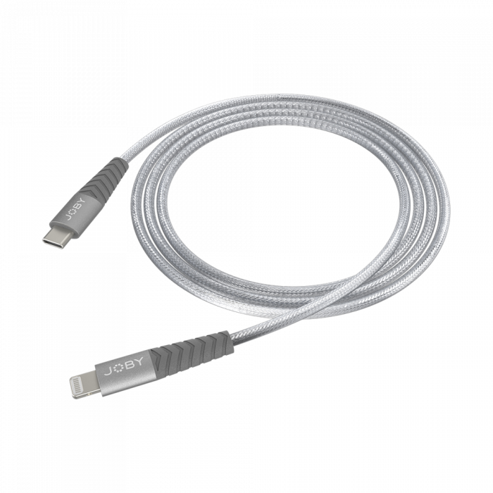 JOBY USB-C Lightning Cable 2m Space Grey SKU JB01817-BWW