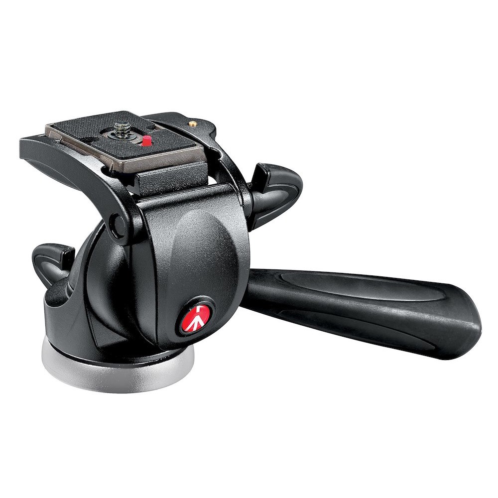 Manfrotto 3-Way Aluminum Photo Video Head with QR 200PL-14 Plate (391RC2)