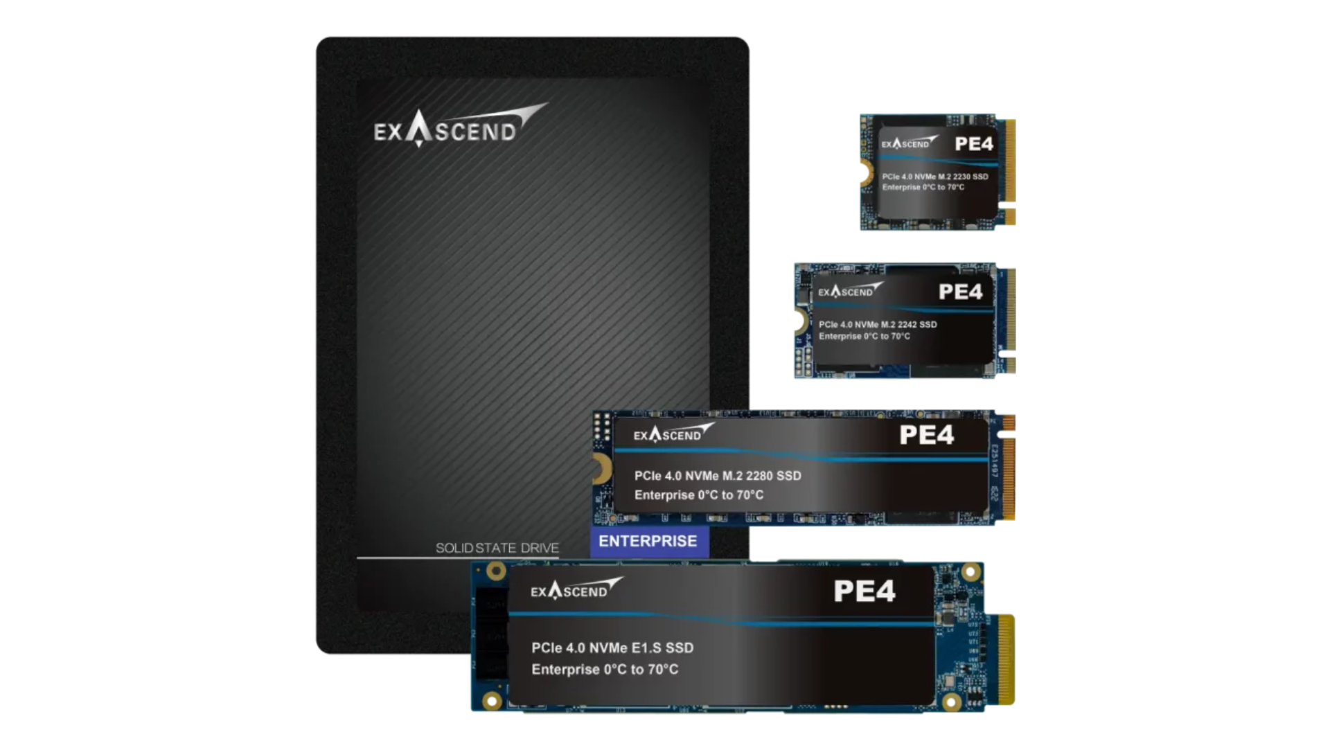 Exascend PCIe NVMe E1.S PE4 SERIES