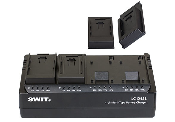 SWIT LC-D421 4-ch Multi-type DV Charger