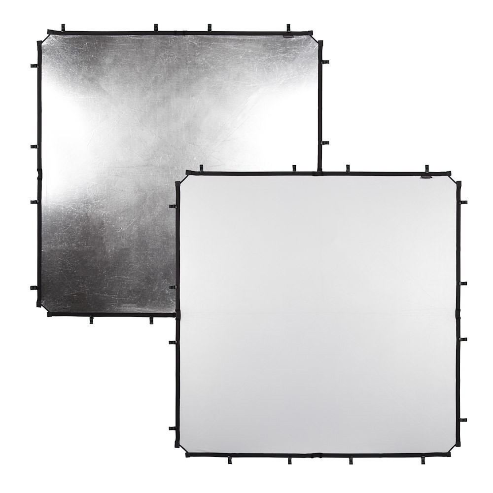 Lastolite Skylite Rapid Fabric Midi 1.5 x 1.5m Silver/White LL LR81531R