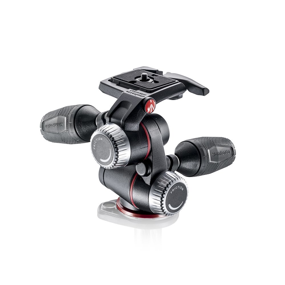 Manfrotto X-PRO 3-Way tripod head with retractable levers (MHXPRO-3W)
