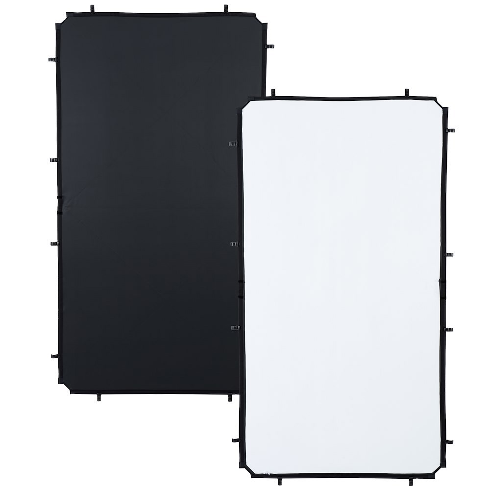 Lastolite Skylite Rapid Fabric Medium 1.1 x 2m Black/White LL LR81221R