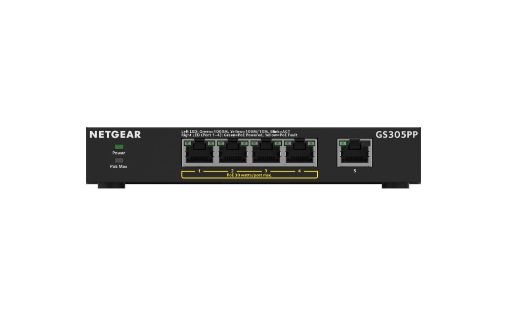 Netgear 300 Series SOHO Unmanaged Switch (GS305PP)