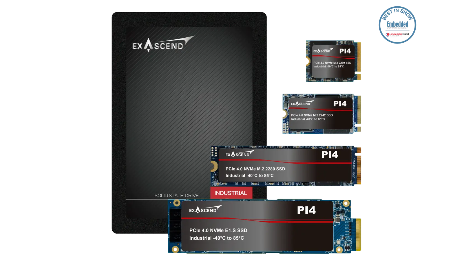 Exascend PCIe NVMe M.2 PI4 SERIES