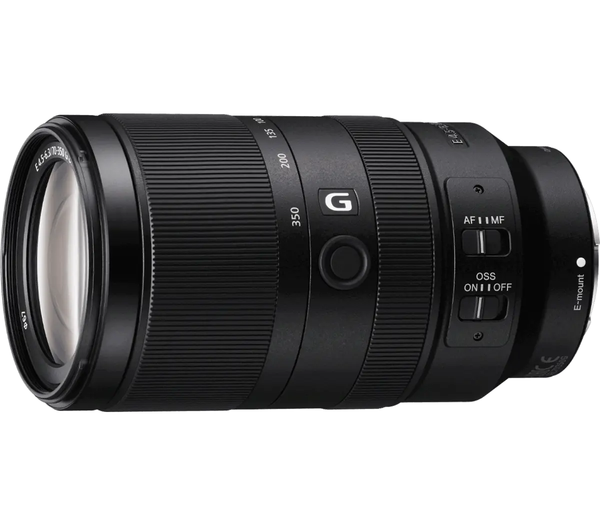 SONY E 70–350 mm F4.5–6.3 G OSS APS-C Telephoto Zoom G Lens with Optical SteadyShot