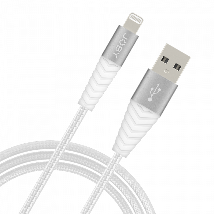 JOBY Charge and Sync Lightning Cable 1.2m White SKU JB01812-BWW