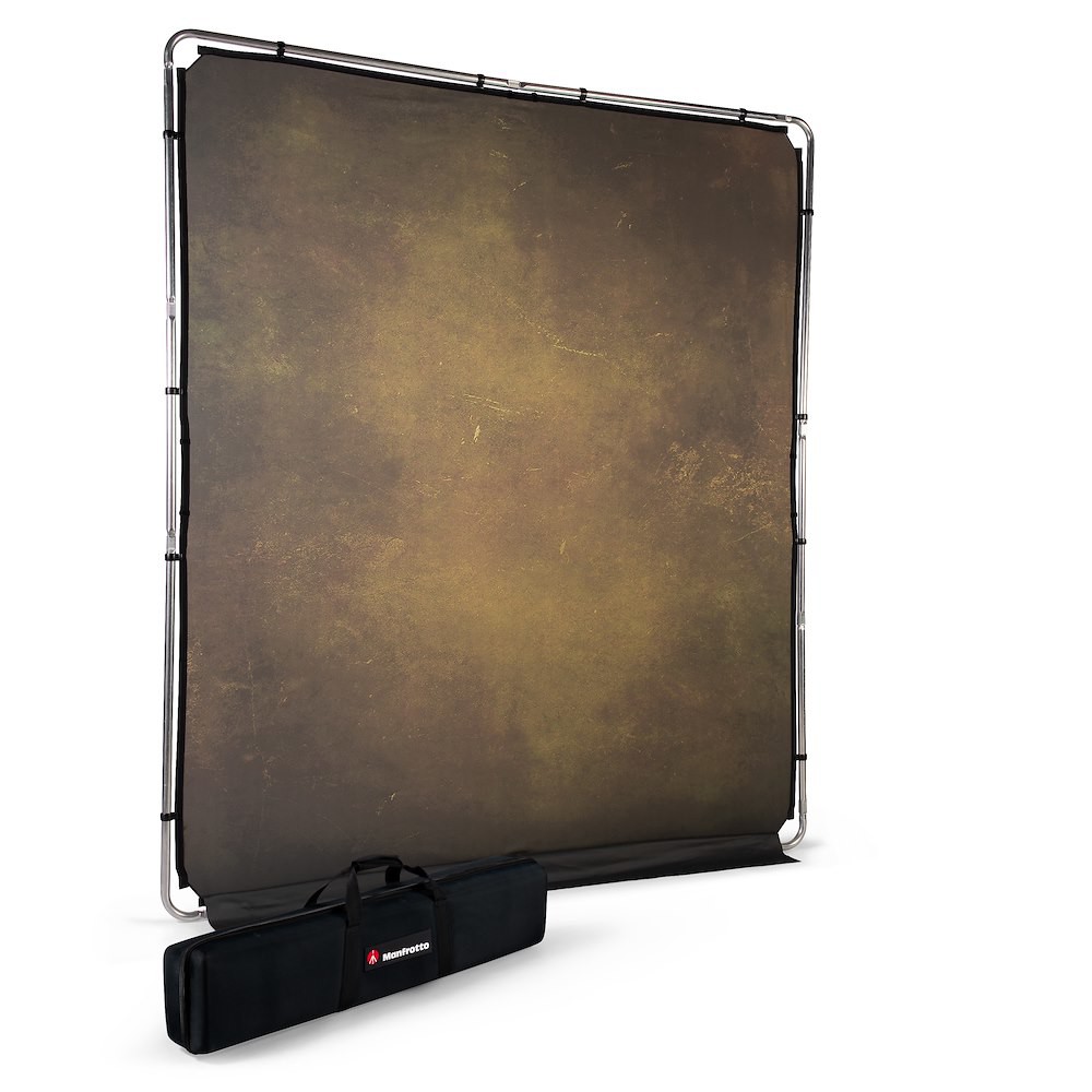 Lastolite EzyFrame Vintage Background 2x2.3m Olive LL LB7924