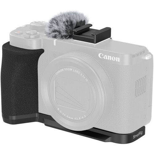 SmallRig Cage, L-Shaped Mount Plate with Handle for Canon PowerShot V1