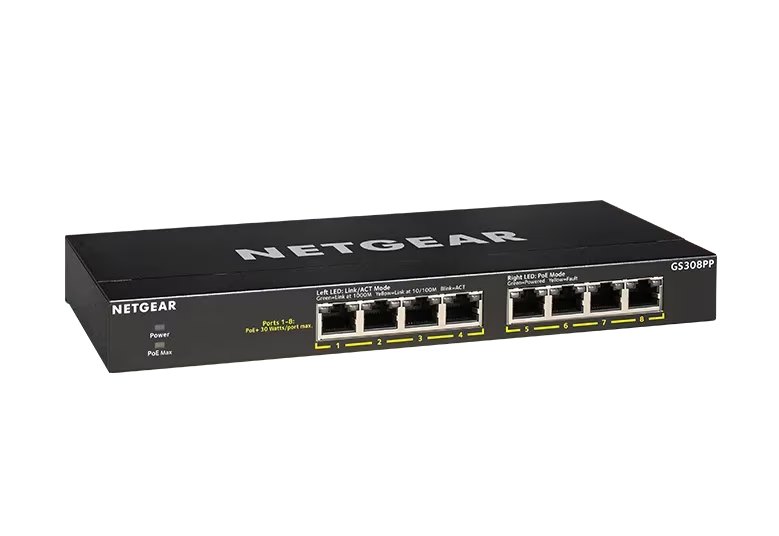 Netgear Unmanaged PoE+ (GS308PP)