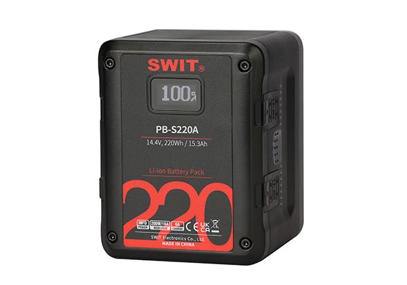 SWIT PB-S220A 220Wh Multi-sockets Square Digital Battery