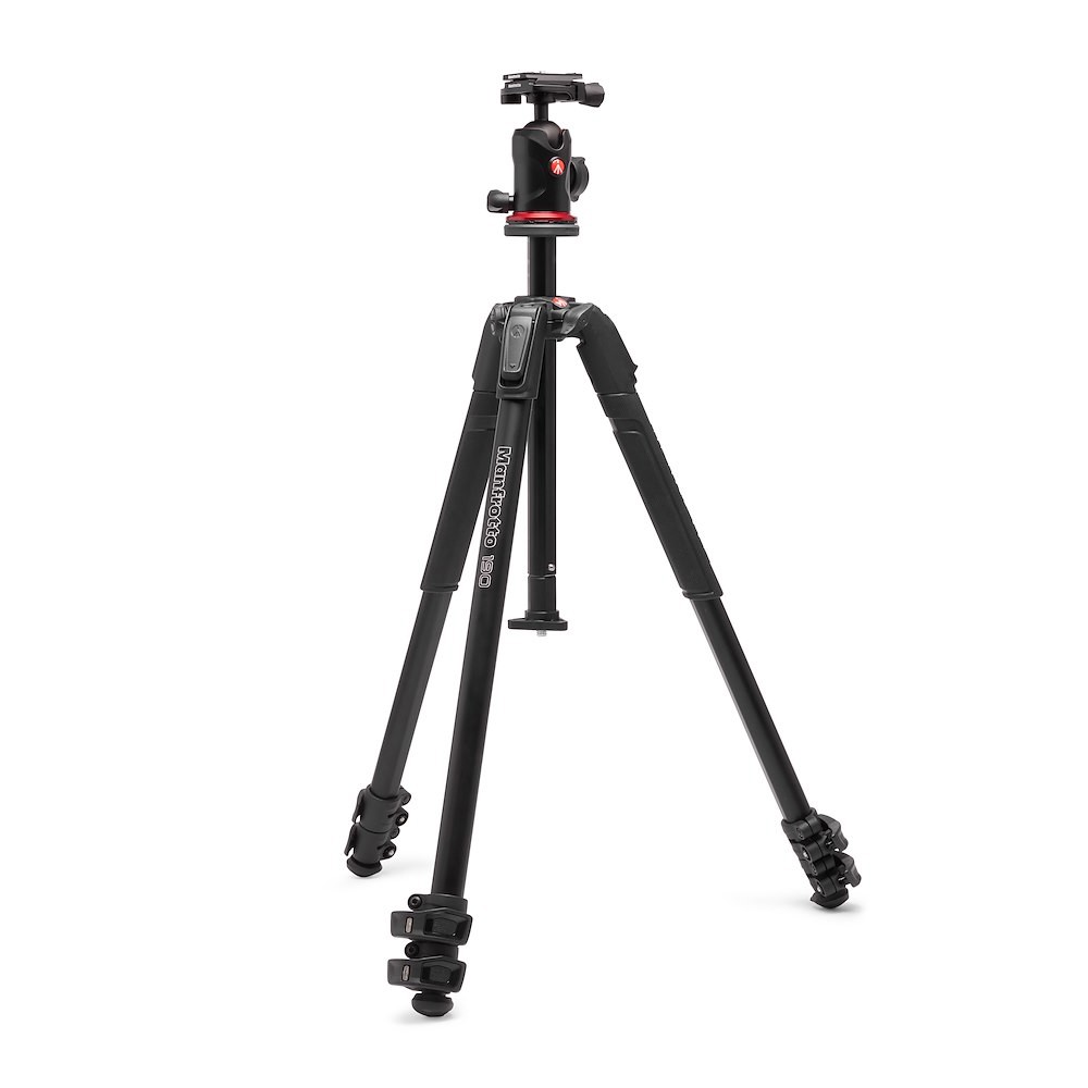 Manfrotto 190X AS alu tripod kit with Ball Head (MK190X3-Q6T)