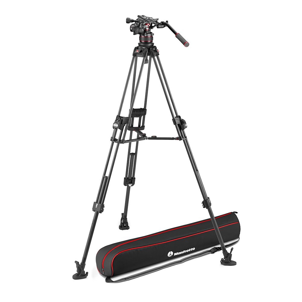 Manfrotto Nitrotech 612 series with 645 Fast Twin Carbon Tripod (MVK612TWINFCUS)