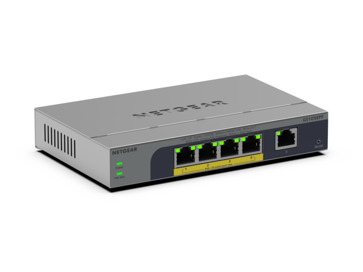 Netgear Easy Smart PoE+ Switch (GS105EPP)