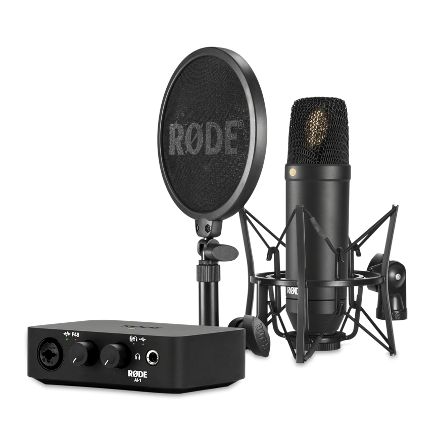 Rode NT1 & AI-1 Complete Studio Kit Complete Kit with Audio Interface