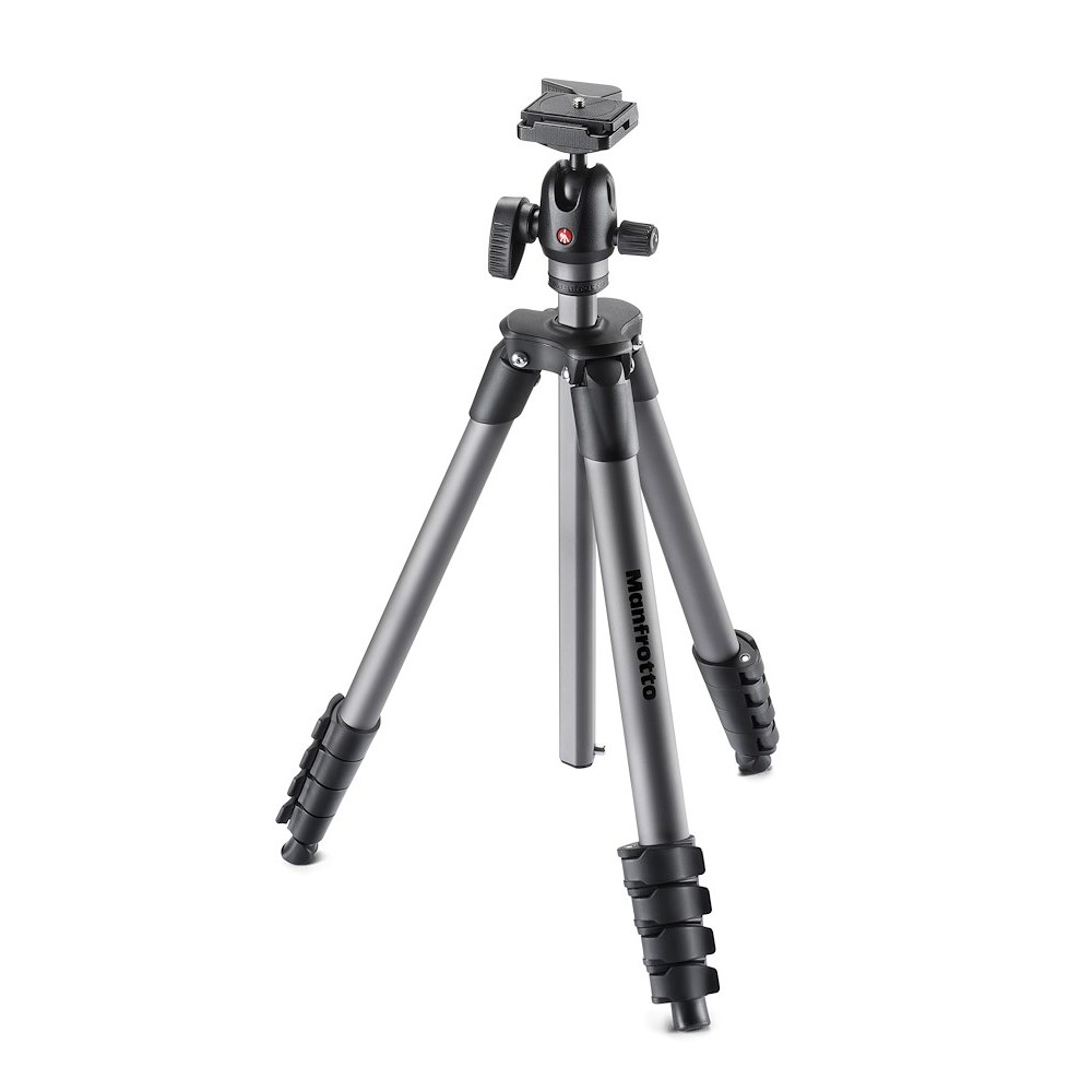 Manfrotto Compact Advanced Aluminium Tripod with Ball Head (MKCOMPACTADVBH-BK)