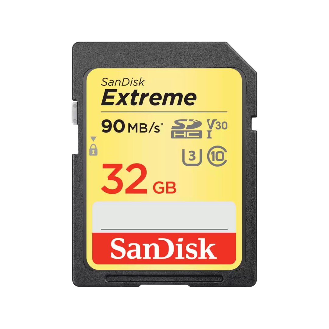 SanDisk Extreme SD UHS-I Card (Up to 150 MBPs) - 32GB
