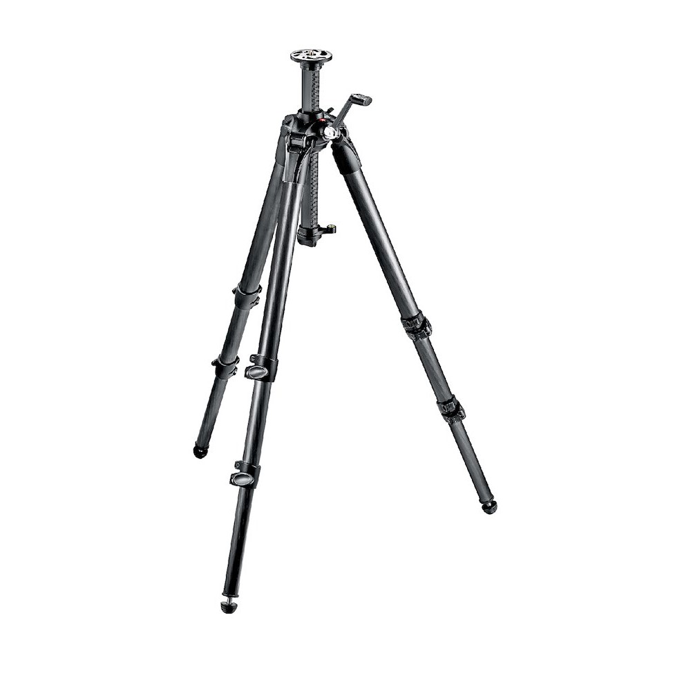 Manfrotto 057 Carbon Fiber 3 Section Geared Tripod (MT057C3-G)