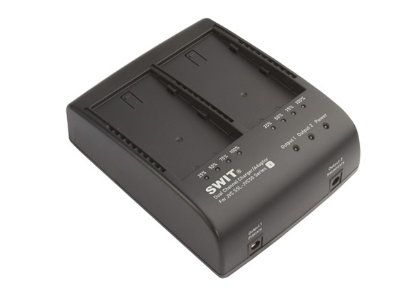 SWIT S-3602i 2-ch JVC SSL Charger and Adaptor