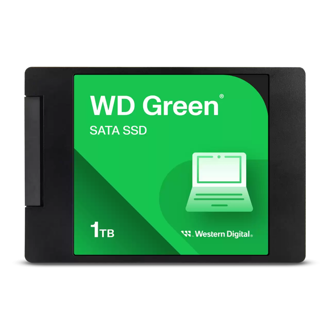 SANDISK WD Green SATA SSD 2.5”/7mm Cased (Recertified) - 1TB