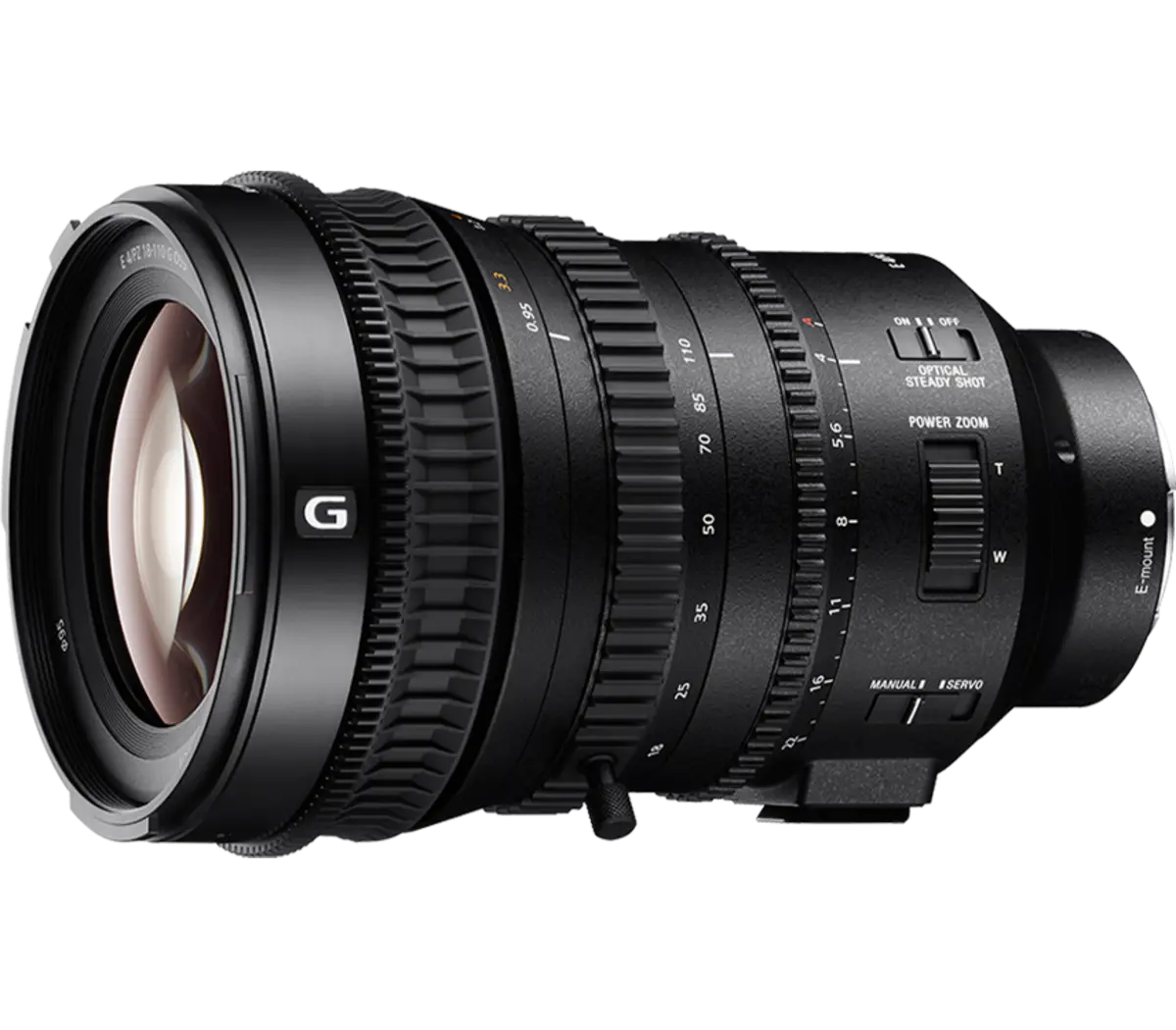 SONY E PZ 18–110 mm F4 G OSS APS-C Standard Power Zoom G Lens with Optical SteadyShot