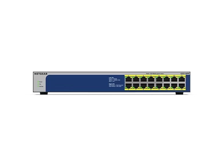 Netgear Gigabit Unmanaged (GS516PP)