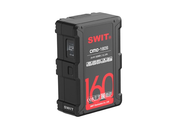 SWIT CIMO-160S 160Wh USB-C OLED info Cine V-mount Battery