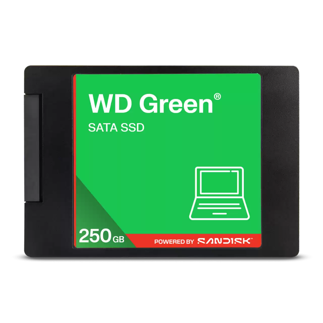 SANDISK WD Green SATA SSD 2.5"/7mm cased - 250GB, 2.5-Inch