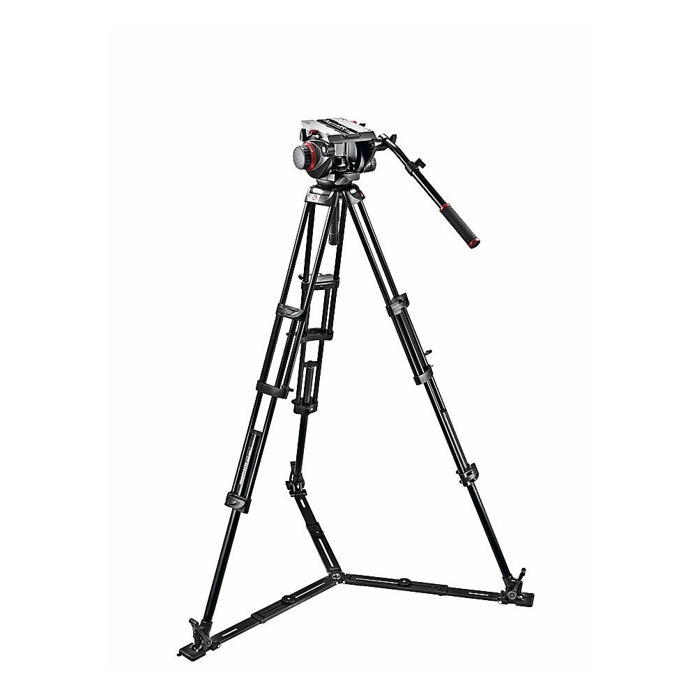Manfrotto 509 fluid video head & 545GB alu twin leg tripod (509HD,545GBK)