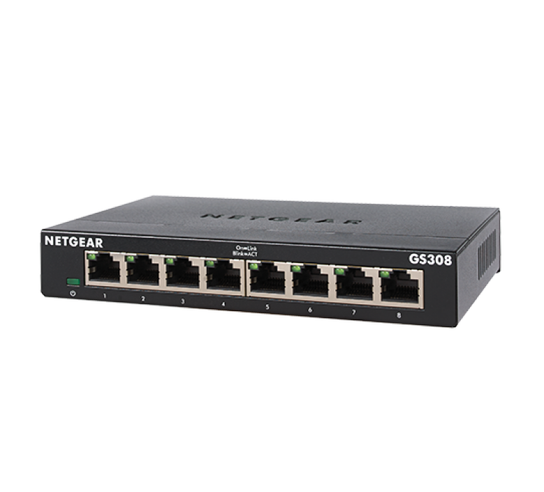 Netgear Unmanaged Essentials Switch (GS308v3)