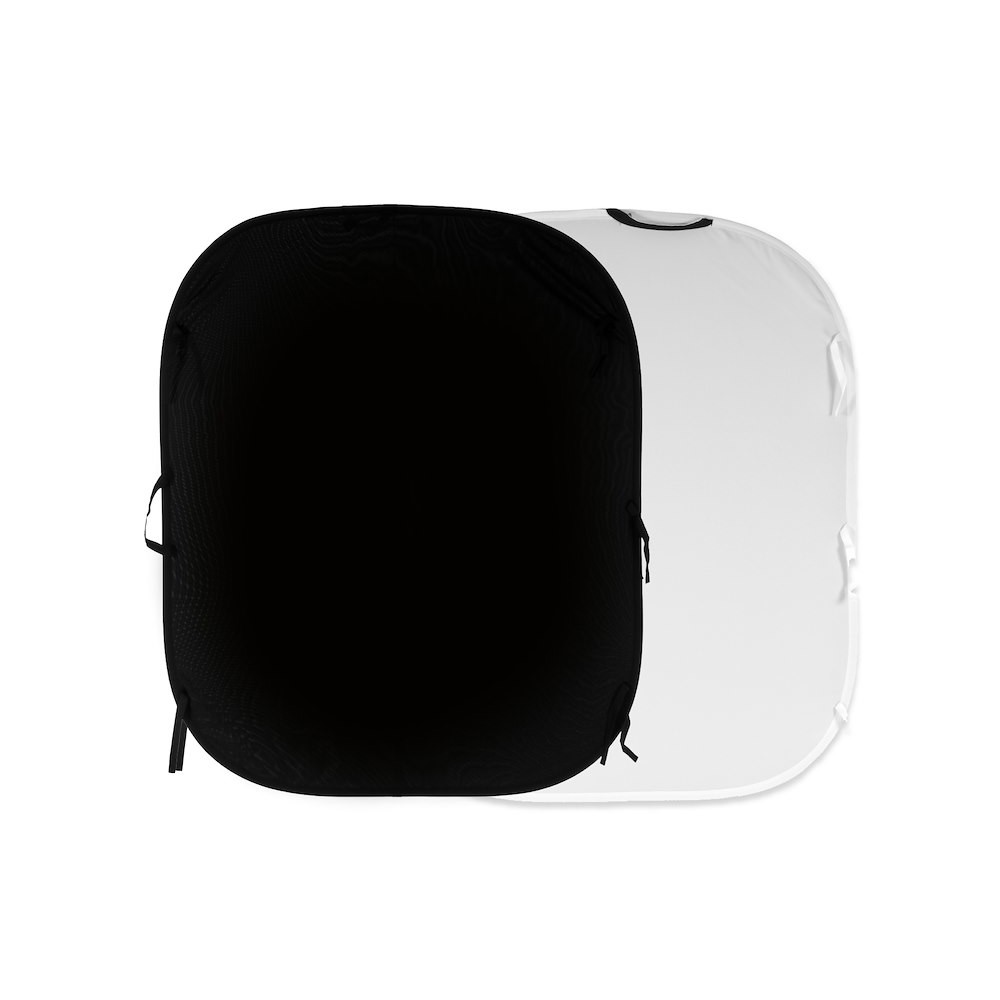 Lastolite 5'X6' Collapsible Reversible Background - Black/White LL LC5621