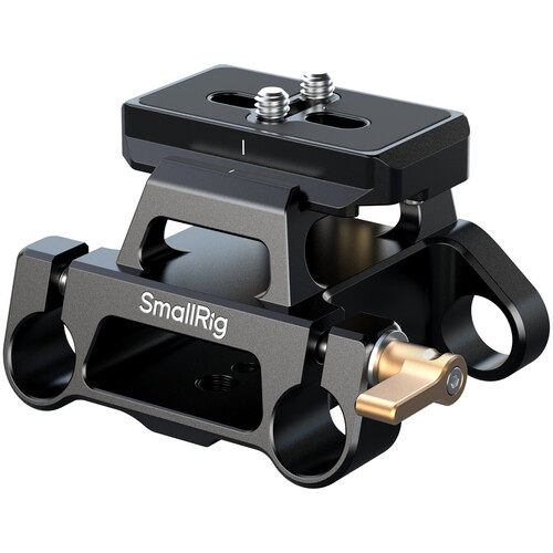 SmallRig Arca-Type Mount Plate Kit with 15mm Dual Rod Clamp