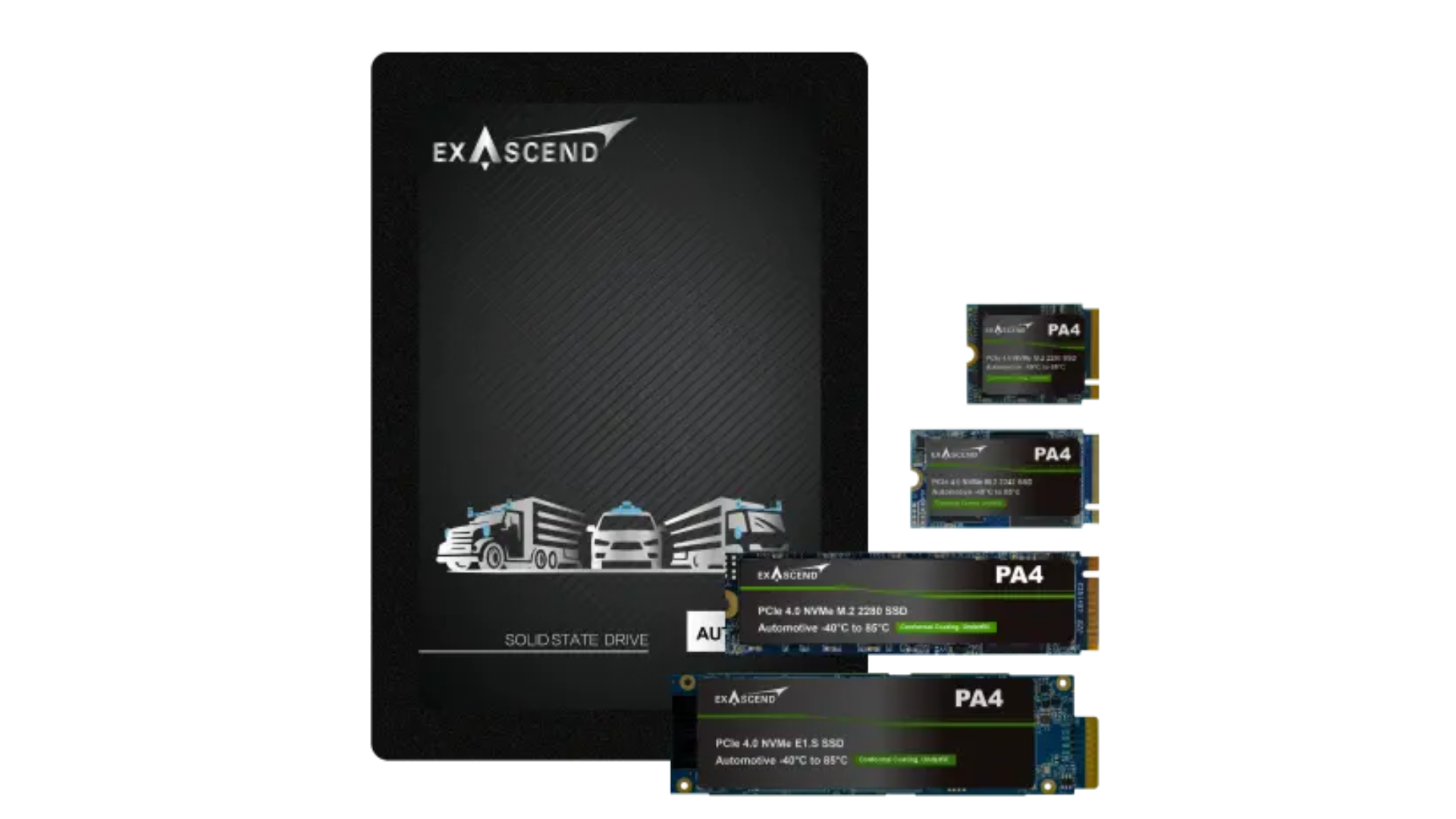 Exascend PCIe NVMe E1.S PA4 SERIES