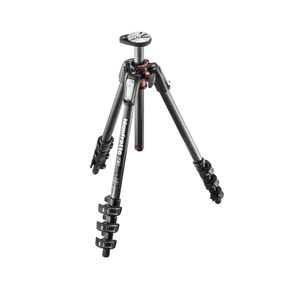Manfrotto 190 Carbon Fiber Four-Section Tripod (MT190CXPRO4)