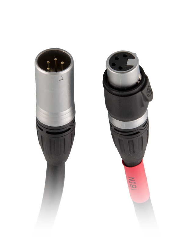 Chauvet 4-pin I65-rated 5 ft XLR extension cable for ÉPIX IP models.